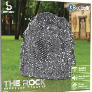 THE ROCK WATER RESISTAN WIRELESS BLUETOOTH SPEAKER